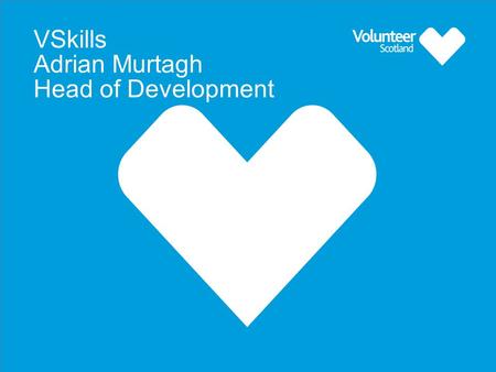 1 VSkills Adrian Murtagh Head of Development. Our role within the, ‘Volunteering - Way to Employment’ project To share our knowledge, skills and expertise.