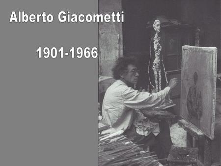 Part of Alberto Giacometti art-historical importance springs from his defence of figuration at a time when the advantage was with abstract art. He was.