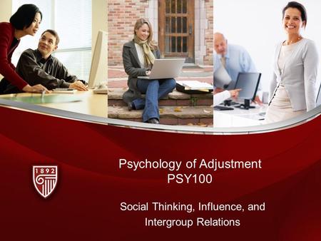 Psychology of Adjustment PSY100