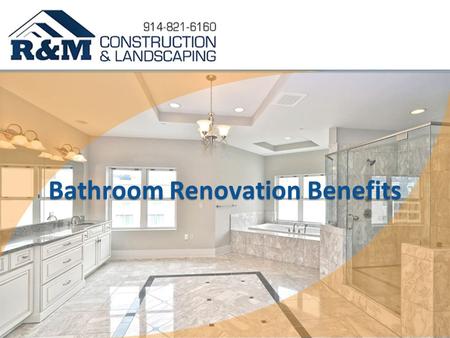 Bathroom Renovation Benefits. Bathroom Remodeling Services  A beautiful functional bathroom with an appealing look is always a result of a proper plan.