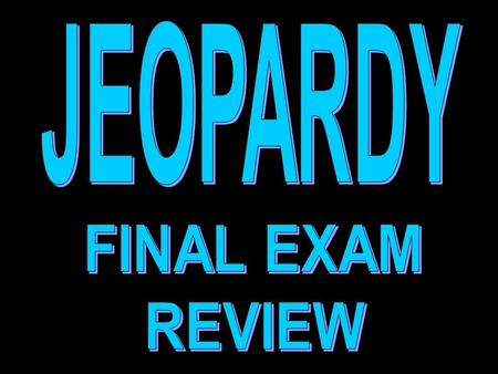 Final Jeopardy Question CHAPTER 6 POLYGONS CHAPTER 7 SIMILARITY 500 CH 9 & 10 SA/Volume Area/Perim CHAPTER 8 RIGHT TRI CHAPTER 11 CIRCLES 100 200 300.