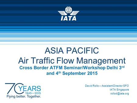 ASIA PACIFIC Air Traffic Flow Management