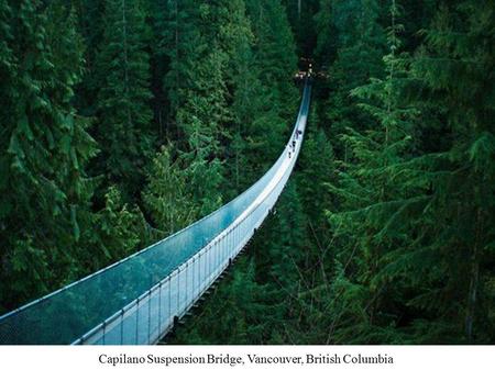 Capilano Suspension Bridge, Vancouver, British Columbia.