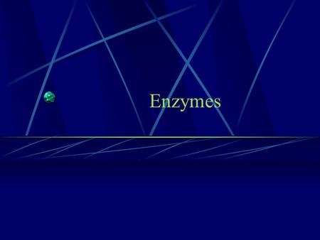 Enzymes Most enzymes are globular proteins Active site: the region of an enzyme surface to which a specific set of substrates binds. Substrate: ( the.