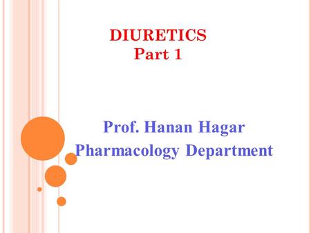 Prof. Hanan Hagar Pharmacology Department