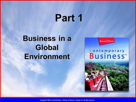 Business in a Global Environment