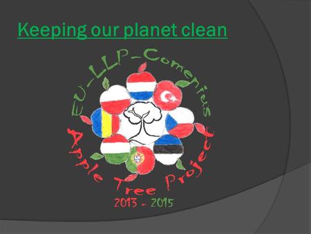 Keeping our planet clean. Too much waste  On our planet is too much waste.  In some countries,there is not enough space to put any more waste underground.