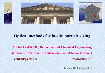 Optical methods for in-situ particle sizing