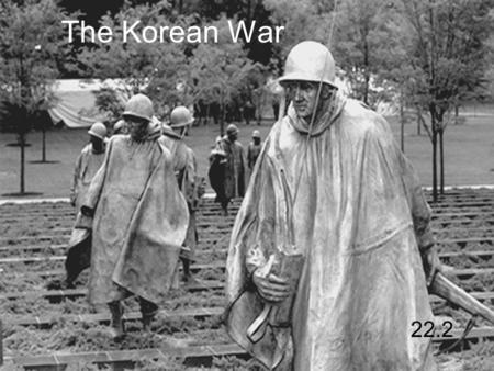 The Korean War 22.2. Chinese Revolution Before WWII, Communists struggled to overthrow Nationalist government During WWII, they put aside their differences.