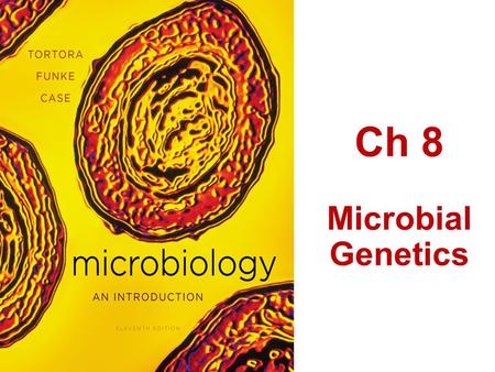 Ch 8 Microbial Genetics.
