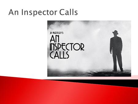 An Inspector Calls. WILF  Insightful exploratory response to task  Insightful exploratory response to text  Close analysis of detail to support interpretation.