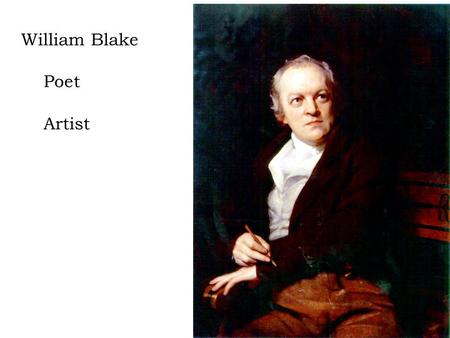 William Blake Poet Artist.
