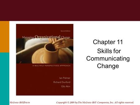 Skills for Communicating Change