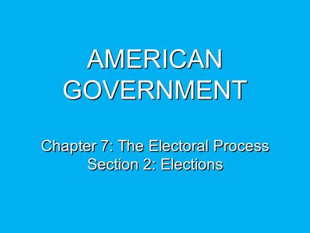 Objectives Analyze how the administration of elections in the United States helps make democracy work. Define the role of local precincts and polling places.