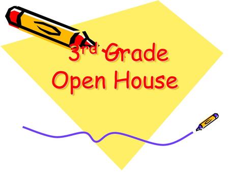 3 rd Grade Open House 3 rd Grade Open House. 3 rd Grade Teachers: Mrs. Robin Coachman Mrs. Dion Davis Miss Emily Irvin.
