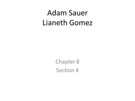Adam Sauer Lianeth Gomez Chapter 8 Section 4. Class work Questions 1-name the advantages of franchises 2-name the disadvantages of franchises 3-what is.