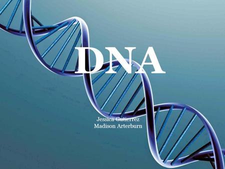 DNA Jessica Gutierrez Madison Arterburn. Structure of DNA Nucleic Acid (DNA) is an organic compound Made up of repeating sub-units called nucleotides.