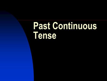 Past Continuous Tense. Use the words and the past continuous tense to make correct sentences....