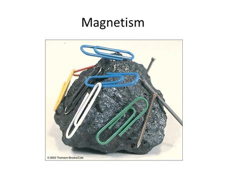 Magnetism. Single moving charge and the magnetic field it creates.