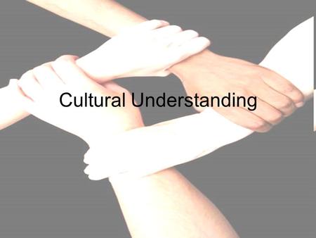 Cultural Understanding. Custom Marriage Intend A plan to do something.