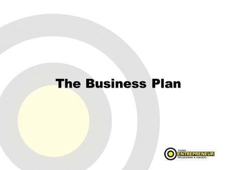 The Business Plan. What is it? It is a study which identifies the business, the product, the market, the business feasibility and it financial requirements.