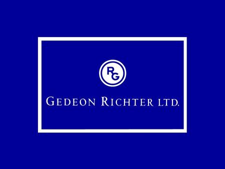 Gedeon Richter Ltd. Founded: 1901 Privatised: 1994- International locations: 31 Leading position in the region: CIS, EE, Hungary Niche player in the EU.