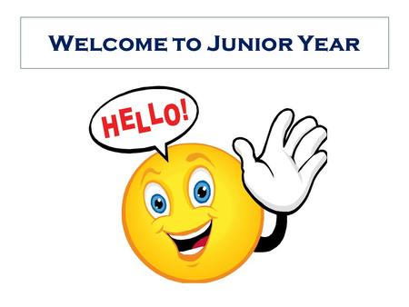 Welcome to Junior Year. Counselors Ms. Brennan works with students A – K –  – 281 – 351 – 2547 ext. 209 Mrs.