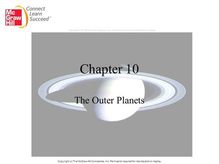 Chapter 10 The Outer Planets