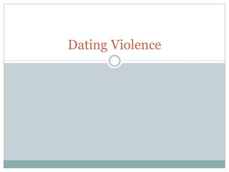 Dating Violence. Philosophical Question It’s normal and healthy for someone in a relationship to be jealous.