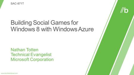 WHO WILL BENEFIT FROM THIS TALK TOPICS WHAT YOU’LL LEAVE WITH Developers Interested in HTML5 Games Interested in Windows Azure Interested in Game Development.