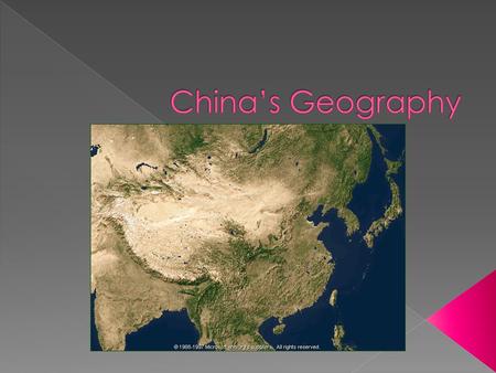 China’s Geography.