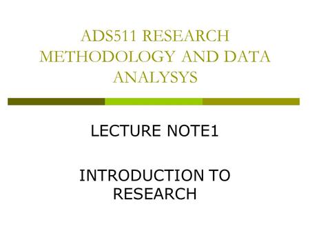 types of research ppt download