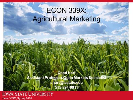 agricultural marketing powerpoint presentation