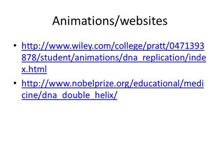 Animations/websites  878/student/animations/dna_replication/inde x.html