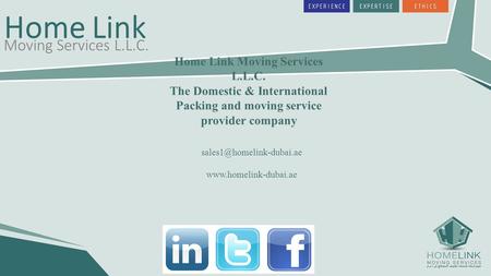 Home Link Moving Services L.L.C. The Domestic & International Packing and moving service provider company