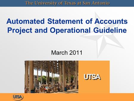 Automated Statement of Accounts Project and Operational Guideline March 2011.