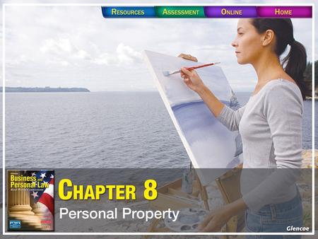 Section 8.1 Types of Property Section 8.1 Types of Property Personal property is anything that can be owned, other than real estate. Real estate, or.