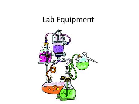 Lab Equipment. 1. Meter Stick Measures distance. Be sure to measure in cm or m, not in inches. 1 m or 100 cm.