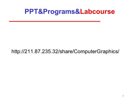PPT&Programs&Labcourse  1.