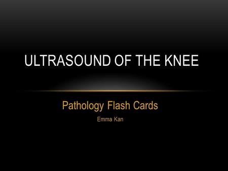 Pathology Flash Cards Emma Kan