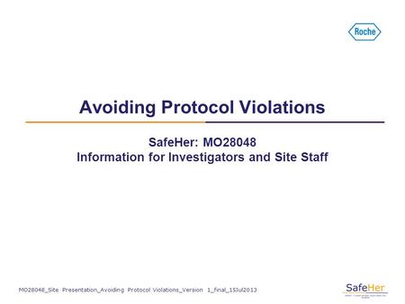 Avoiding Protocol Violations