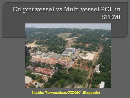 Culprit vessel vs Multi vessel PCI in STEMI