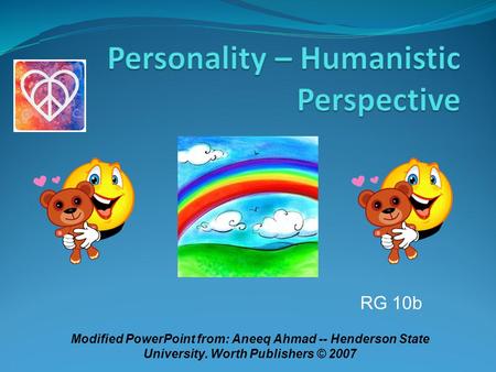 RG 10b Modified PowerPoint from: Aneeq Ahmad -- Henderson State University. Worth Publishers © 2007.