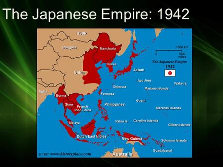 The Japanese Empire: 1942.