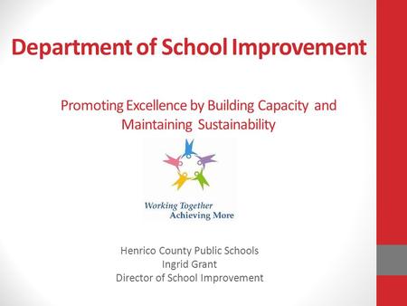 Department of School Improvement