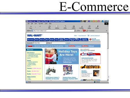 E-Commerce.