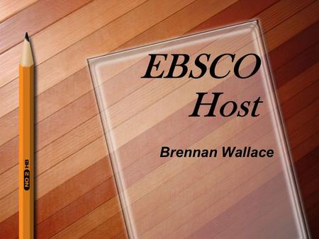 EBSCO Host Brennan Wallace. How to Access the Correct Library Page Access GoogleSearch For Warrensburg High SchoolSelect the First LinkSelect The Library.
