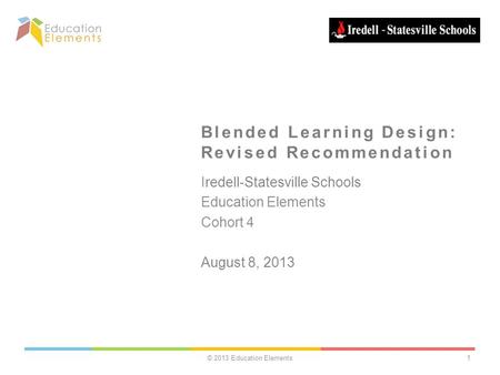 Blended Learning Design: Revised Recommendation