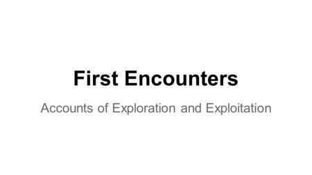 Accounts of Exploration and Exploitation