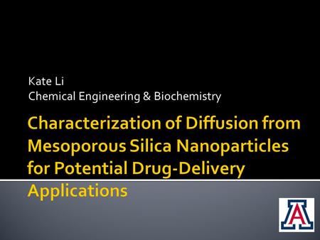 Kate Li Chemical Engineering & Biochemistry. Figure 1: Diagram of different ways to functionalize a mesoporous silica nanoparticle – external and pore.